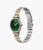Carlie Mini Three-Hand Two-Tone Stainless Steel Watch