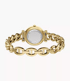Carlie Mini Three-Hand Gold-Tone Stainless Steel Watch