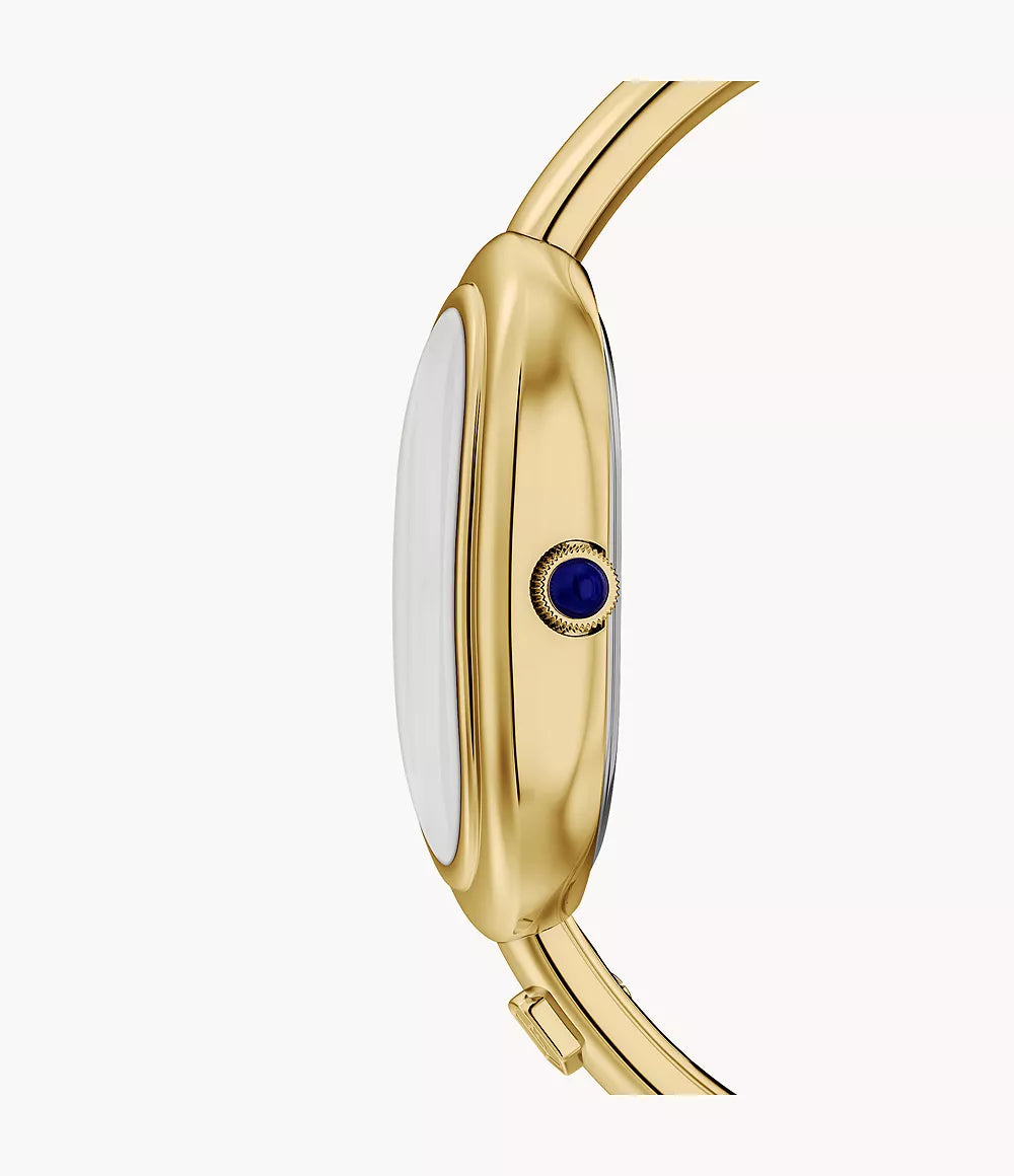 Sloan Three-Hand Gold-Tone Stainless Steel Watch Bangle