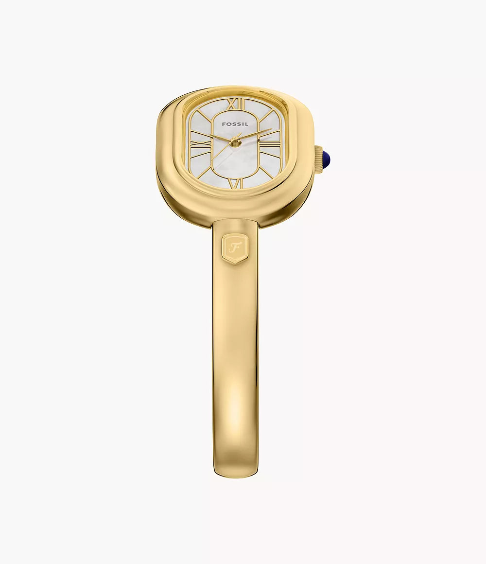 Sloan Three-Hand Gold-Tone Stainless Steel Watch Bangle