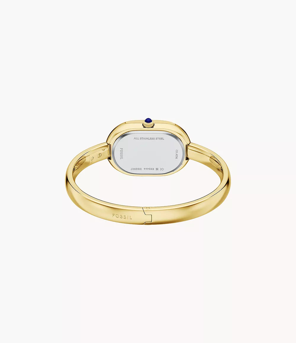 Sloan Three-Hand Gold-Tone Stainless Steel Watch Bangle