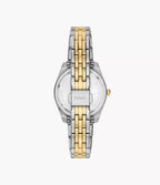 Scarlette Three-Hand Date Two-Tone Stainless Steel Watch