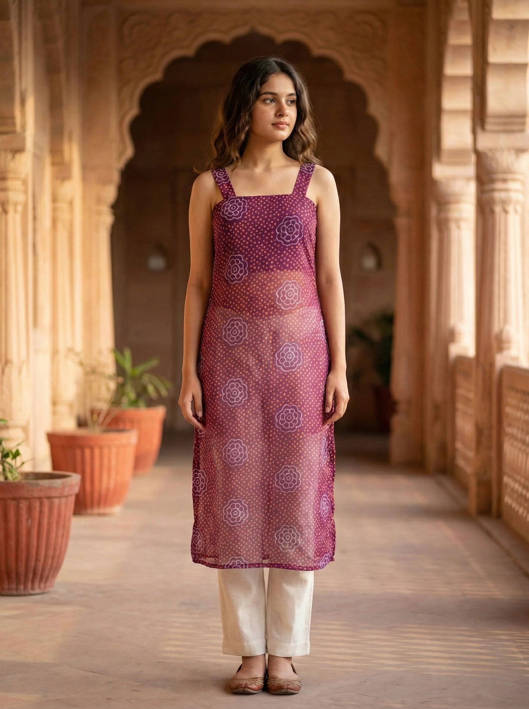 NOOR | Sheer Short Kurti