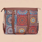 Multicolor Mandala Print Women's Office Bag