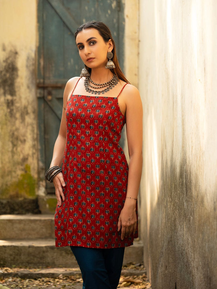 Khawaab Halterneck Corset Kurti