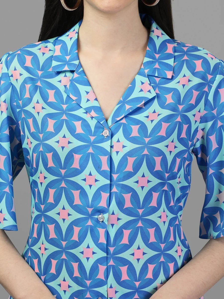 Co-Ords for Women Blue Colour.