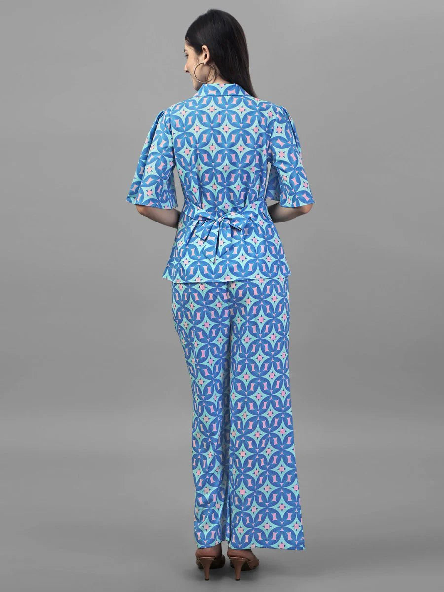 Co-Ords for Women Blue Colour.