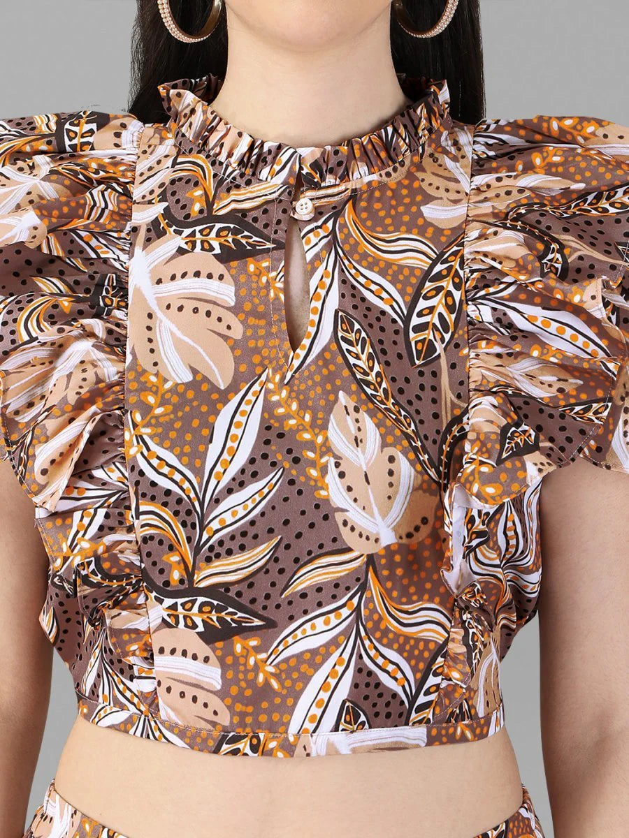 Co-Ords for Women Brown Colour.