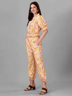 Co-Ords for Women Light Orange Colour
