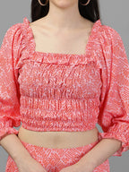 Co-Ords for Women Peach Colour. Regular price