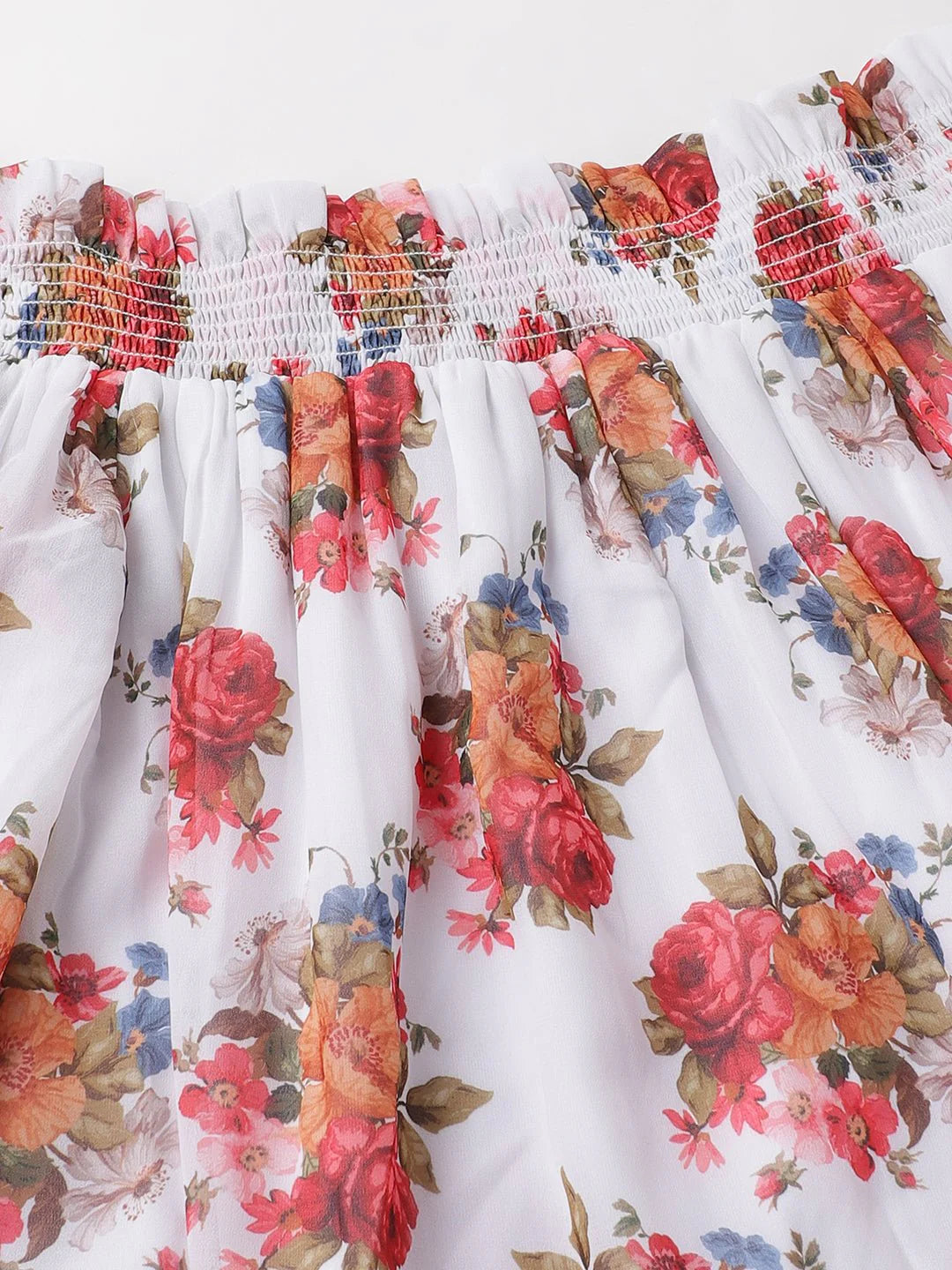Co-Ords for Women White Floral