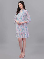 dresses for Women western wear Doted Multi Color dress