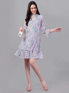 dresses for Women western wear Doted Multi Color dress