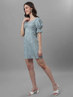 dresses for Women western wear floral Green