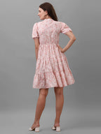 dresses for Women western wear floral White