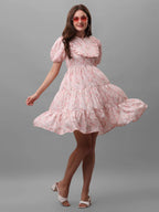 dresses for Women western wear floral White
