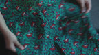 Floral Puff Sleeve Casual Cotton Kurti for women