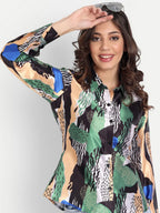 Masakali.co Tops for Women western wear abstract print