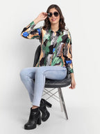 Masakali.co Tops for Women western wear abstract print
