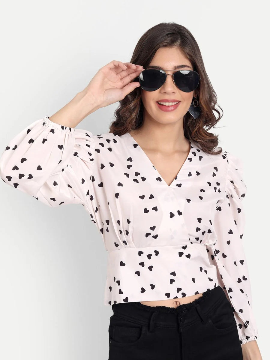 Masakali.co Tops for Women western wear white