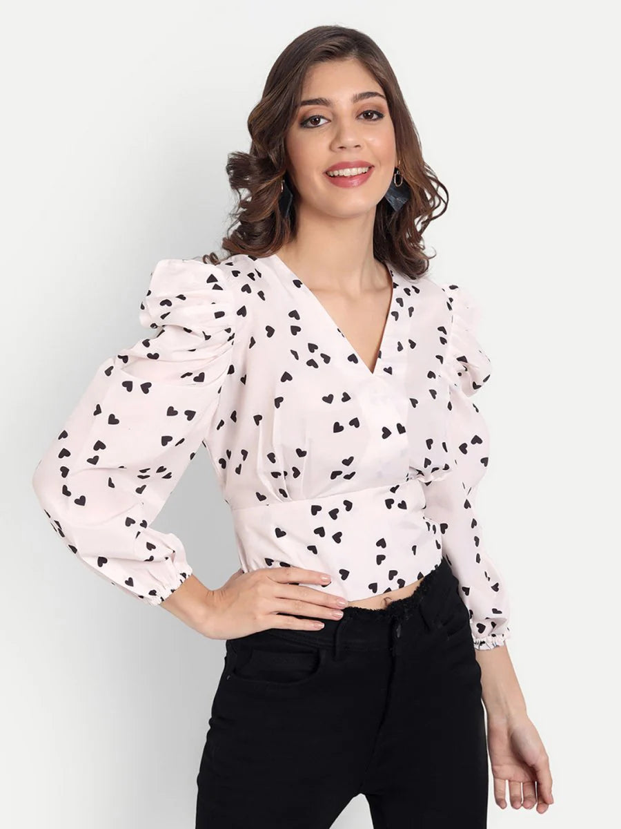 Masakali.co Tops for Women western wear white