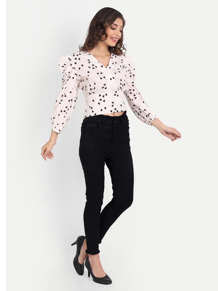 Masakali.co Tops for Women western wear white