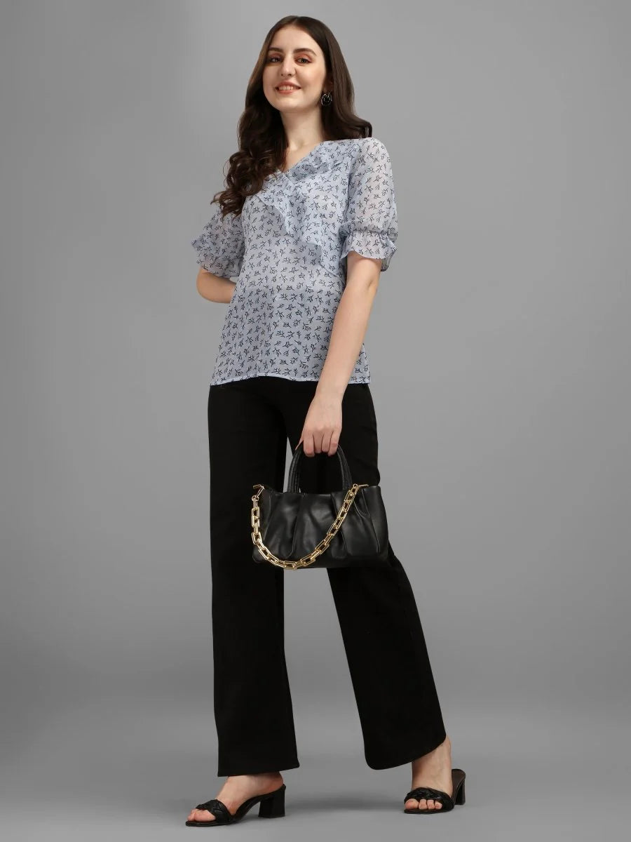 Minimal Grey Women's Top