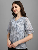 Minimal Grey Women's Top